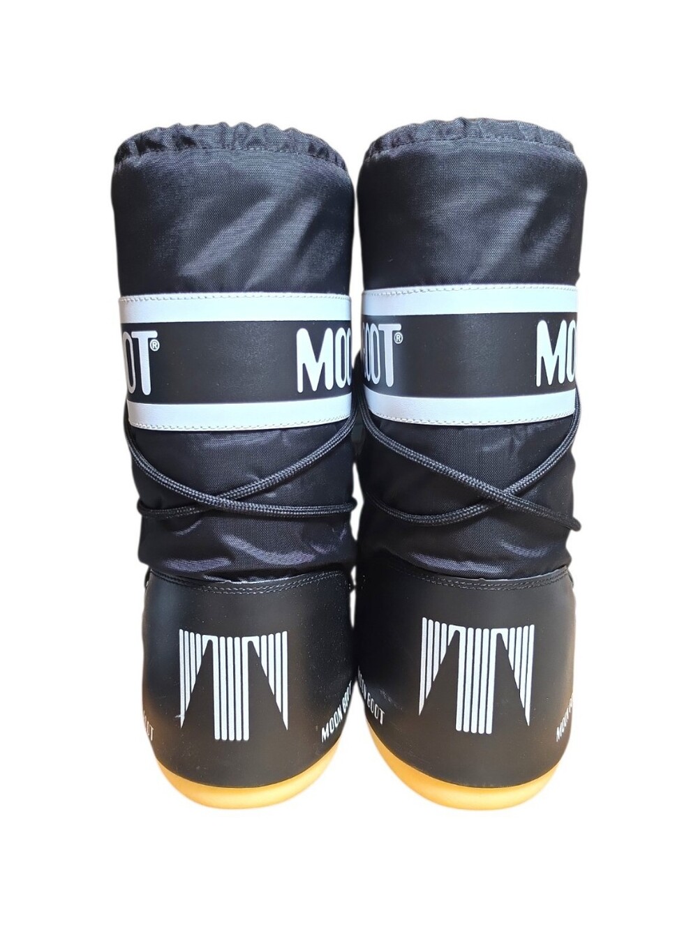 $240 MOON BOOT Nylon Boot in Black S/M (35-38) Small Medium - Picture 6 of 13